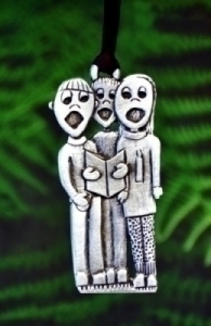 Caroling Kids Christmas Ornament