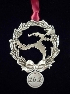 Shu's 26.2 Runner Christmas Tree Ornament