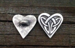 Celtic Heart Button