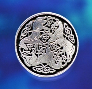 Celtic Horse Button |  Epona Shank Buttons in Fine Pewter