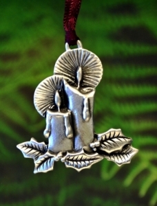 Candles Christmas Ornament