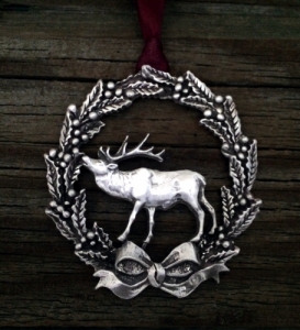Christmas Wreath with Elk