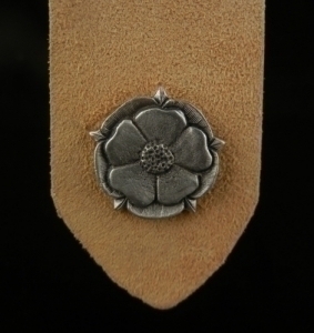 Tudor Rose Leather Bookmark