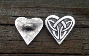 Celtic Heart Button