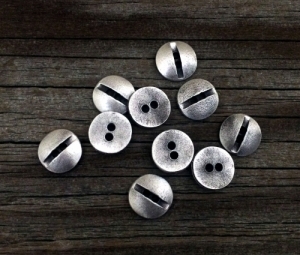 Screw Head Shirt Buttons