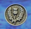 Scottish Thistle Button 1 Inch (25 mm) Fine Pewter
