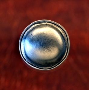 Large Domed Pewter Shank Button 1 Inch (25 mm)