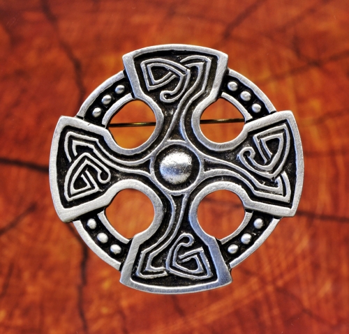 Celtic best sale cross brooch