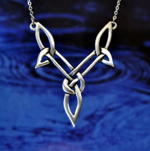 Elegant Celtic Knot Pewter Necklace | Irish Jewelry | Scottish Jewelry ...