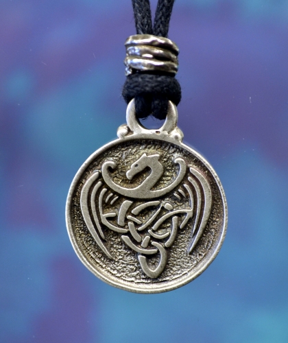 Celtic dragon necklace deals