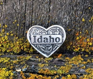 Idaho Heart Pin