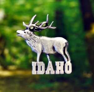 Idaho Elk Pin