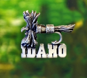 Idaho Royal Wulff Fly Pin