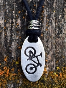 Bicycle Pendant Fine Pewter