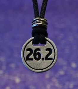 Round 26.2 Marathon Runner Pendant