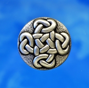 Celtic Cross Button in Fine Pewter