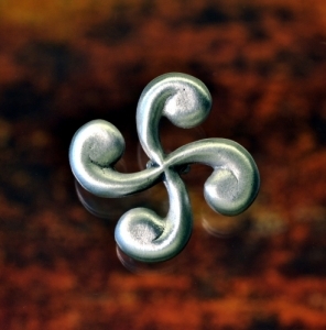 Lauburu Basque Button