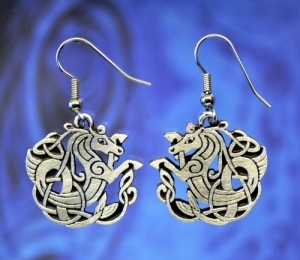 Celtic Seahorse Earrings
