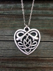 Celtic Knot Heart Necklace