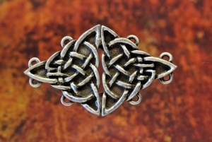 Triangular Celtic Knot Cloak Clasp