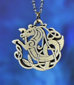 Celtic Seahorse Necklace