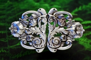 Floral Renaissance Cloak Clasp