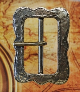 Large Solid Pewter Belt Buckle