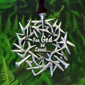 For God so Loved Christmas Ornament