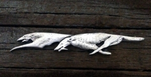Greyhound Brooch