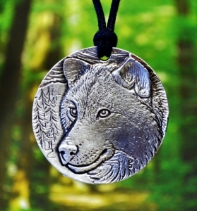 Wolf Wildlife Necklace