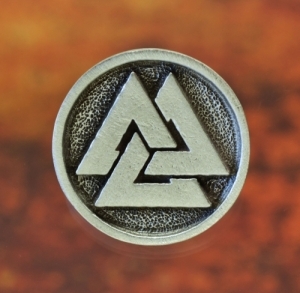 Viking Valknut Shank Button 