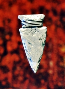 Arrowhead Shank Button 1 7/16 Inch (37 mm) Fine Pewter