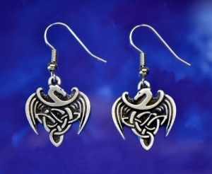 Celtic Dragon Earrings 