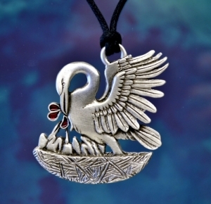 Pelican in Her Piety Necklace