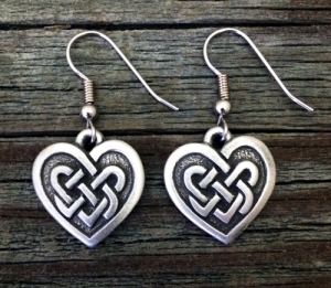 Celtic Heart Earrings 