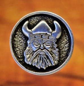 Viking Norse Warrior Button 1 Inch (25 mm)