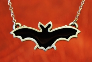 Bat Necklace Fine Pewter