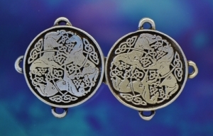 Celtic Horse Knot-Work Epona Cloak Clasp