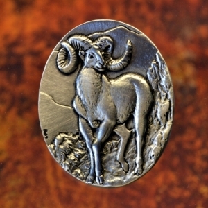 Bighorn Sheep Brooch