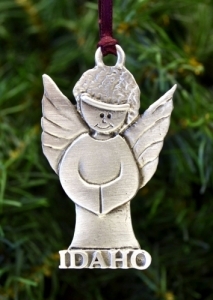 Idaho Angel Christmas Ornament