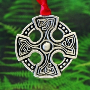 Celtic St. Brynach's Cross Christmas Ornament