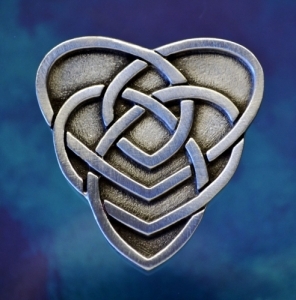 Celtic Mother Knot Brooch Pin