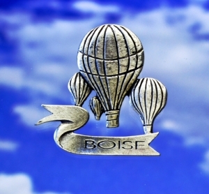 Boise Idaho Hot Air Balloon Pin