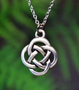 Celtic Eternity Love Knot Necklace