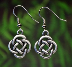 Celtic Eternity Love Knot Earrings