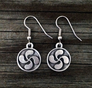 Small Lauburu Earrings