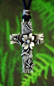 Dogwood Cross Pendant