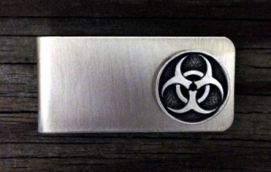 Zombie Biohazard Money Clip