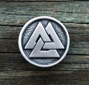 Viking Valknut Pin