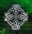 Celtic Cross Trinity Knot Brooch Fine Pewter